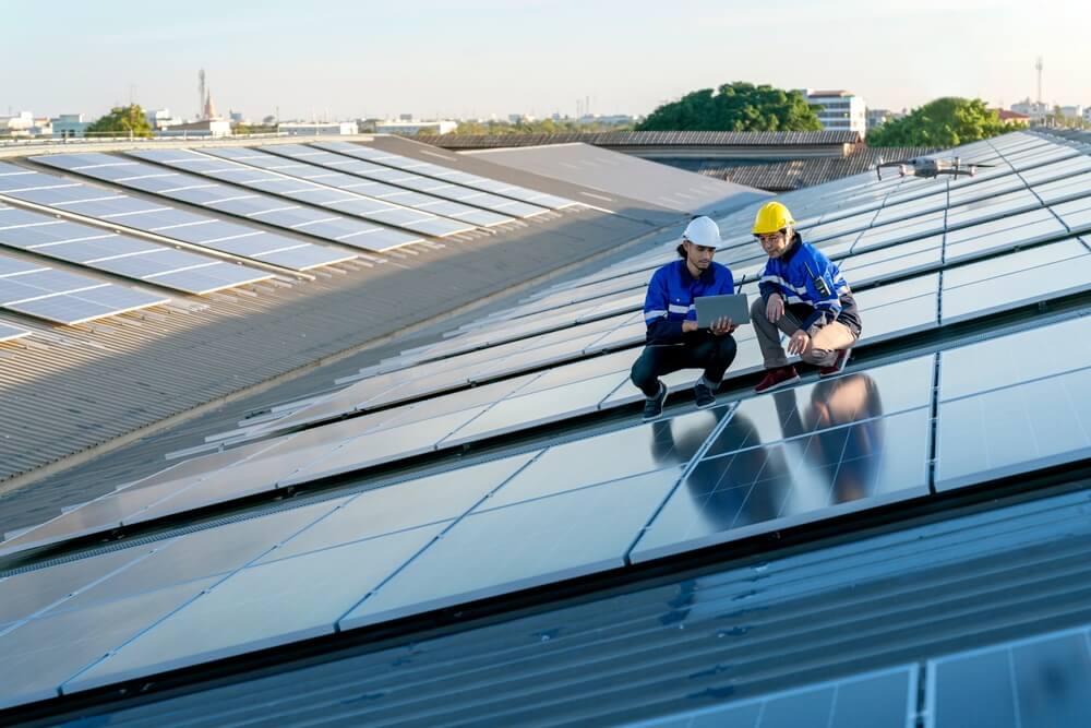 centrale solaire professionnelle