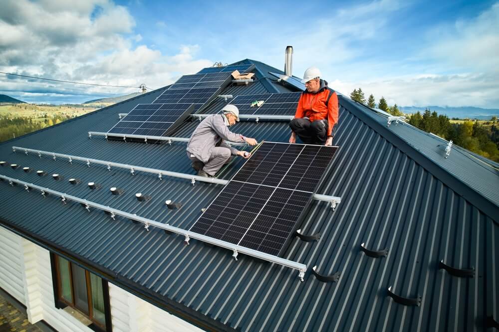 toit pour l’énergie verte